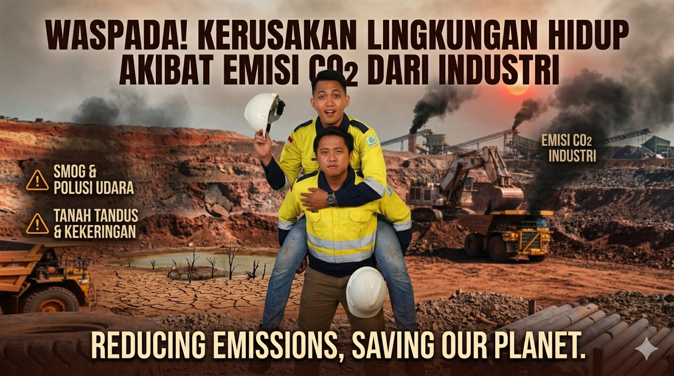 Emisi CO2: The Invisible Trouble Maker di Industri dan Cara Menjinakkannya!