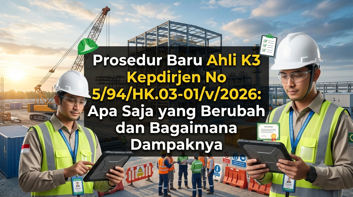 Prosedur Baru Ahli K3 Kepdirjen No 5/94/HK.03-01/v/2026: Apa Saja yang Berubah dan Bagaimana Dampaknya