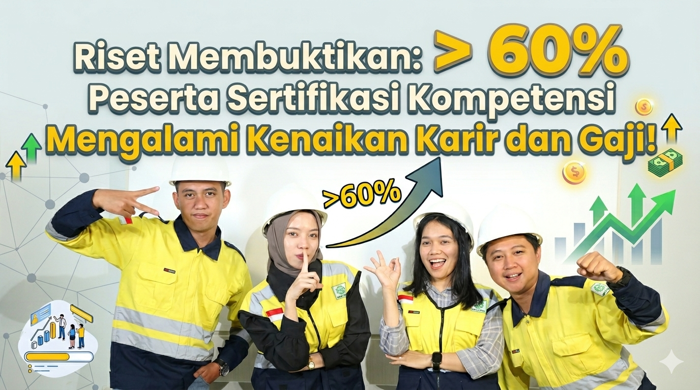 Riset Membuktikan: Lebih dari 60% Peserta Sertifikasi Kompetensi Mengalami Kenaikan Karir dan Gaji!