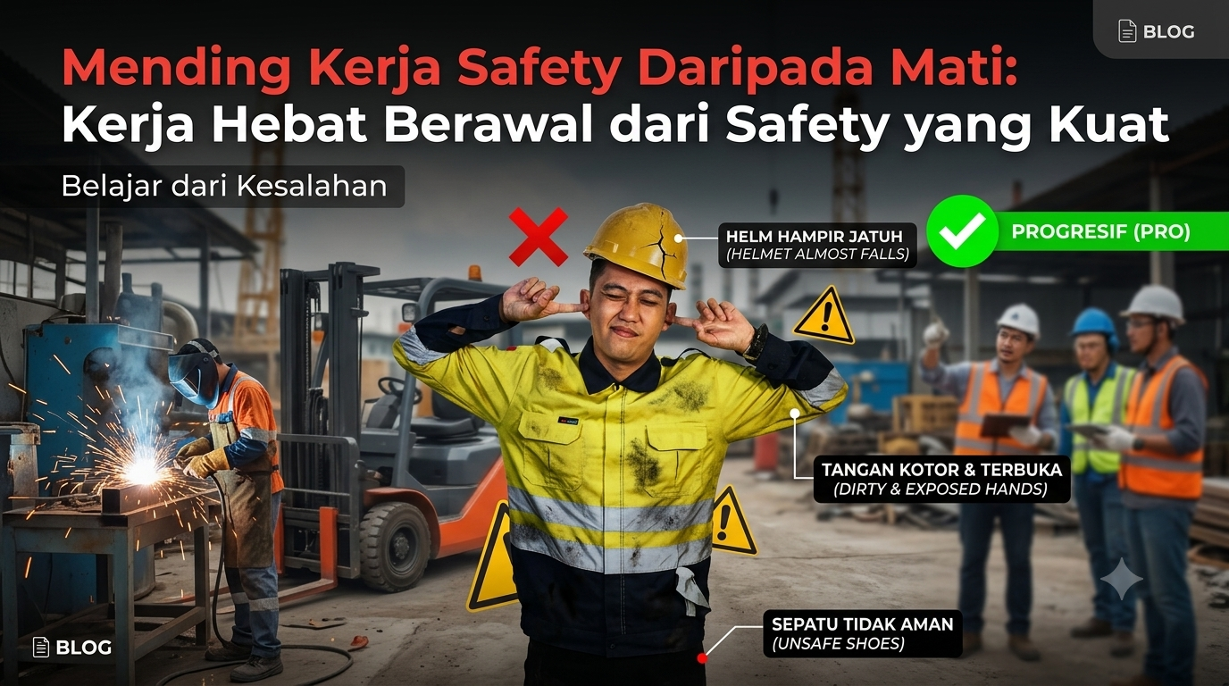 Mending Kerja Safety Daripada Mati: Kerja Hebat Berawal dari Safety yang Kuat!