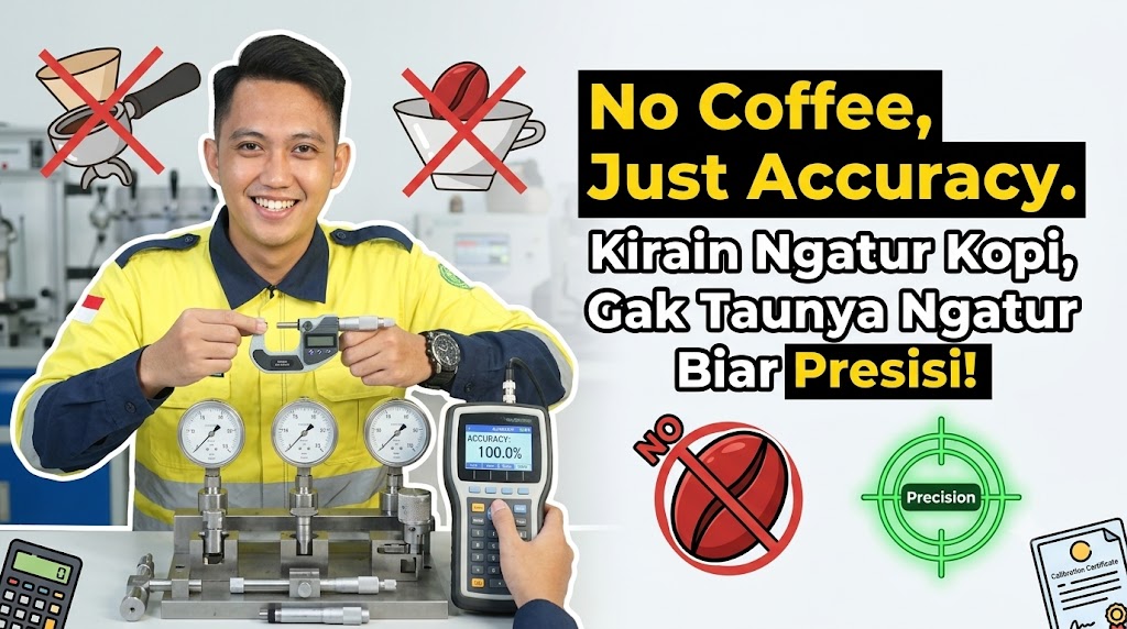 No Coffee, Just Accuracy. Kirain Ngatur Kopi, Gak Taunya Ngatur Biar Presisi!