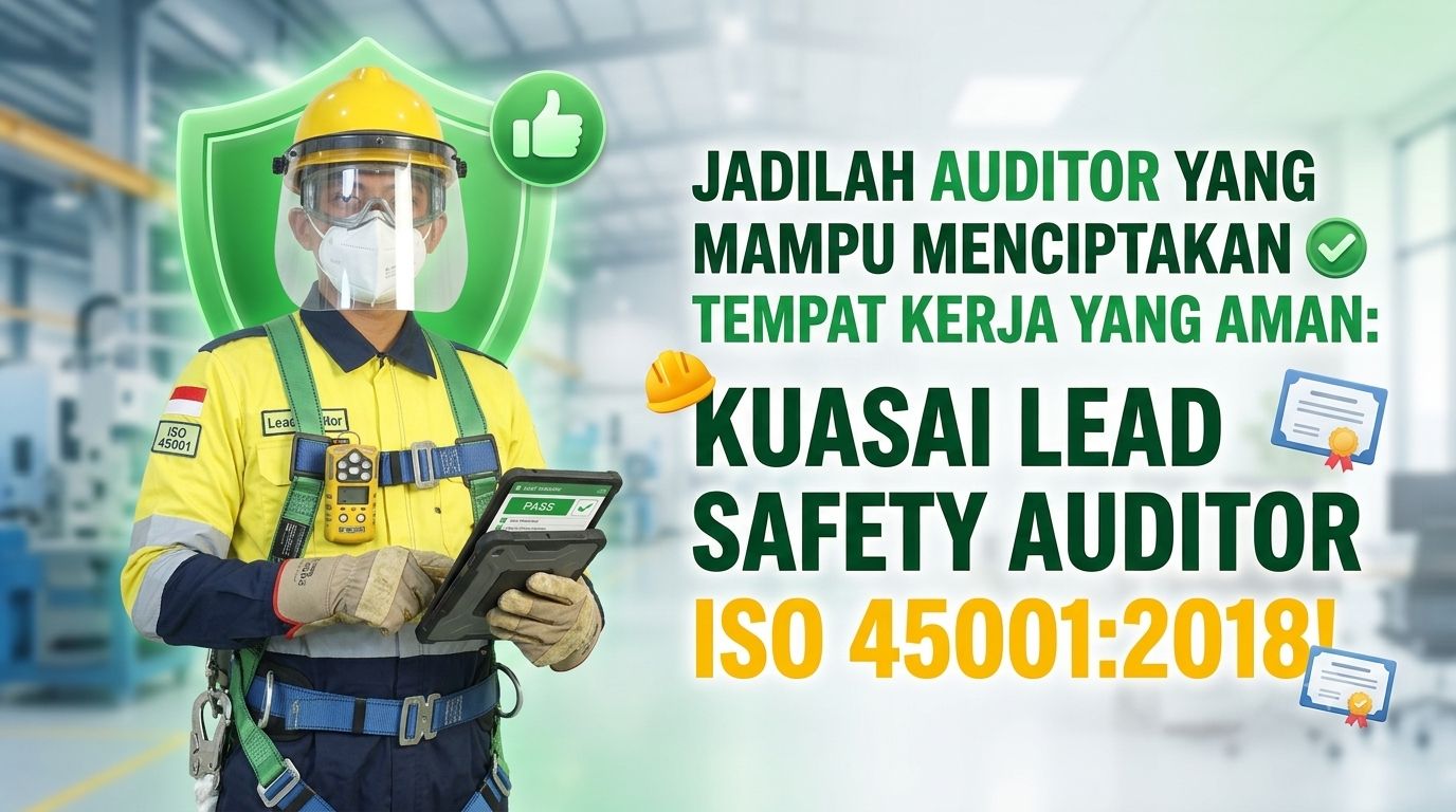 Jadilah Auditor yang Mampu Menciptakan Tempat Kerja yang Aman: Kuasai Lead Safety Auditor ISO 45001:2018!
