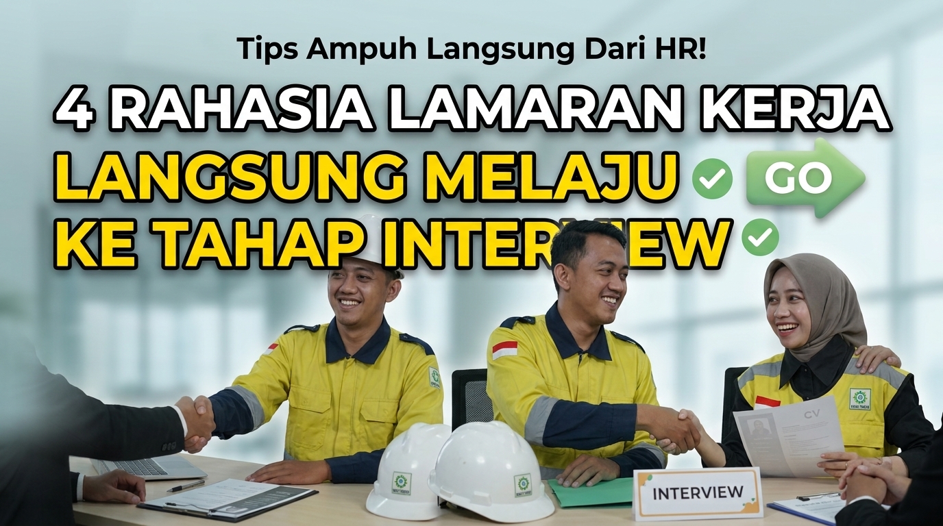 4 Rahasia Lamaran Kerja Langsung Melaju ke Tahap Interview!